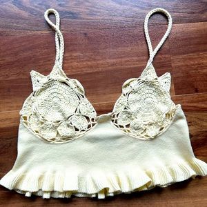 Majorelle Knit Top, Yellow (limoncello), Size Small